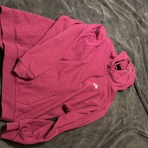 Nike Magenta Hoodie with Logo